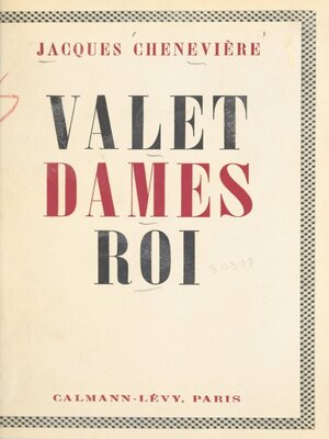 cover image of Valet, Dames, Roi